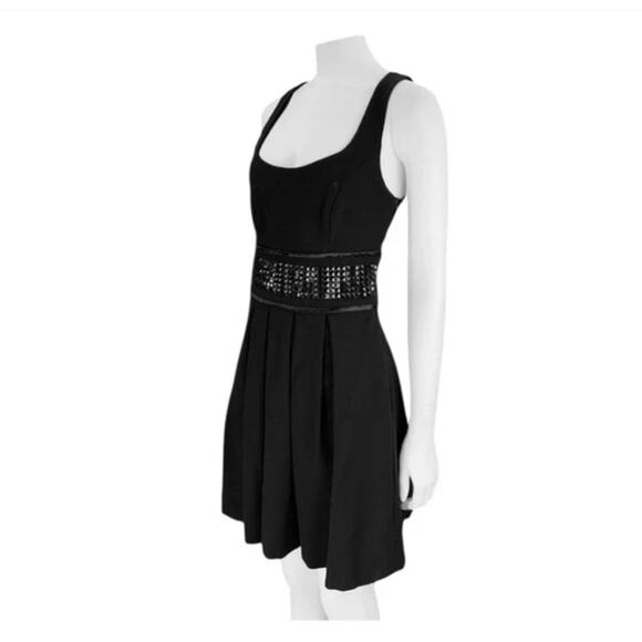 Just in 💫| Armani Exhange Pleated Waist Applique With Pockets Dress sz XS - Picture 1 of 8